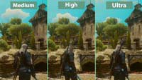 《巫师3：狂猎》血与酒PC高低画质对比 差别几乎肉眼难辨