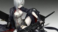 《少女前线》高冷御姐MG5高清壁纸图
