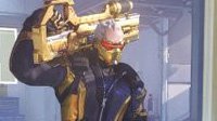 《守望先锋》首个黄金武器诞生 实机图金光刺眼
