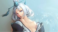 《天谕》玉虚同人手绘：摔倒了要亲亲才能起来