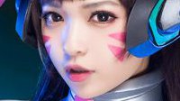 《守望先锋》D.VA人气萌妹COS 完美还原机甲女神