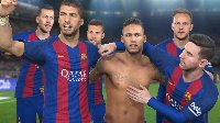 《实况足球2017》最新截图 巴塞罗那众星亮相