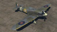 战争雷霆战机资料：英系战斗机海飓风Mk 1C
