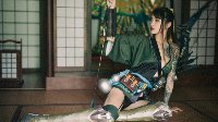 国人美女COS《守望先锋》半藏 惊艳还原妩媚迷人