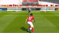 花式绝技《FIFA OL3》反向拉球动图教学