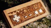 大神自制木质NES手柄 精雕细琢恶魔城、马里奥纹案