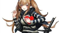 姐妹花《少女前线》UMP9、UMP45情人节皮肤