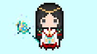 《阴阳师》像素风阴阳师及式神群像图赏
