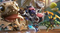 《LOL》愚人节炫彩皮肤及原画公布 五颜六色小彩牛