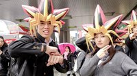 科乐美日本街头推广《游戏王》 全是魔性海星头