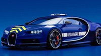 法国警方配备布加迪Chiron 堪称地表最强警车