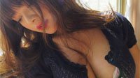 容颜清丽美照热辣 美女理发师MEGMY上围傲人