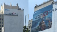 《战神》E3巨型墙体海报初现真容 奎爷父子亮相