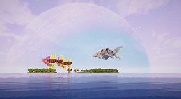 《我的世界》移动版大型工程永恒星落作品赏析视频