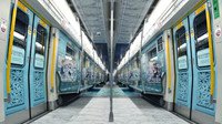 北京“仙剑城”推出仙剑主题地铁 车厢还原经典场景