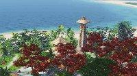 《海角明月刀》26级帆海侠客岛景色树木展示图赏