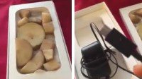 妹子黑五660元买苹果iPhone6 到手竟然成了土豆