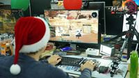 《剑网3》重制版圣诞线下活动场照