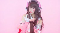 《守望先锋》韩国妹子cos魔法少女D.VA 萌翻网络