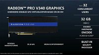 AMD Radeon Pro V340显卡：7nm工艺32GB HBM2显存 