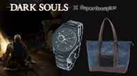 日本潮牌推《黑魂》主题手表和提包 简约大气还实用
