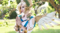 《守望先锋》胜利女武神天使Cos 我需要治疗！
