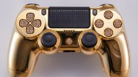 奢华镀金镶钻PS4手柄公布 豪华版售价近10万