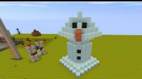 《迷你世界》雪人制作方法