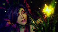 俄罗斯小姐姐带来《LOL》妮蔻COS 丛林精灵天真活泼