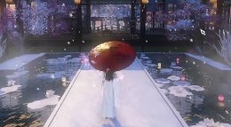 《逆水寒》慢慢地听雪落下的声音 庄园风景欣赏