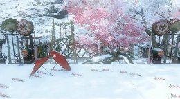 锁画系列《逆水寒》庄园8级别苑-春暖花开风景展示