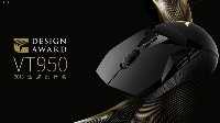 雷柏VT950双模无线游戏鼠标荣膺2018年金点设计奖