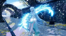寂静幽巷 青鸾展翅《逆水寒MMD》羽化升仙渲染成品