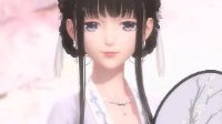 《闪耀暖暖》落花吟汉服齐胸展示