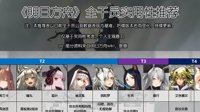 《明日方舟》全干员排行