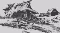 《对马岛之魂》新概念图公布：蒙古铁蹄下的残破农舍