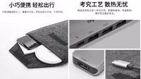 雷柏XD100 USB-C 5口扩展坞分线转换器详解