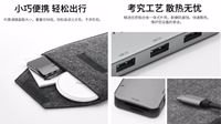 雷柏XD200 USB-C 10口扩展坞分线转换器详解