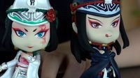 小姐姐开箱《画江湖》黑白无常手办 妩媚表情勾你魂