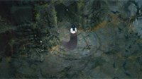 《暗黑破坏神4》概念艺术图：荒原道旁骸骨惨白