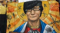 小岛秀夫收到俄罗斯玩家大堆礼物 被画成“上帝”
