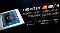 AMD锐龙7 4800H正式发布：8核16线程 桌面级性能