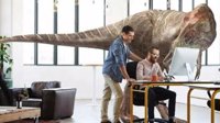 《真实尺寸古生物图鉴》：恐龙若在现代是这种大小