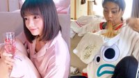 网红混血正妹晒宅家的理想与现实 沙雕丑照才是本体