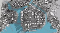 玩家创建《2077》夜之城3D模型 抢先查看城区情形