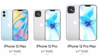 iPhone 12高清渲染图曝光：刘海变小、边框下巴更窄
