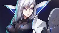 游民网友绘制“PS5娘”形象：银发紫眸帅气御姐