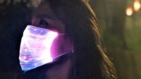发光LED口罩在日本众筹 7色可选感受“最亮”新潮