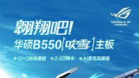 次时代竞装 华硕B550吹雪主板震撼预售