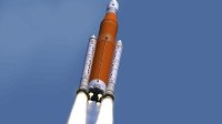 NASA登月火箭发射器测试曝光 火焰喷射达上百米